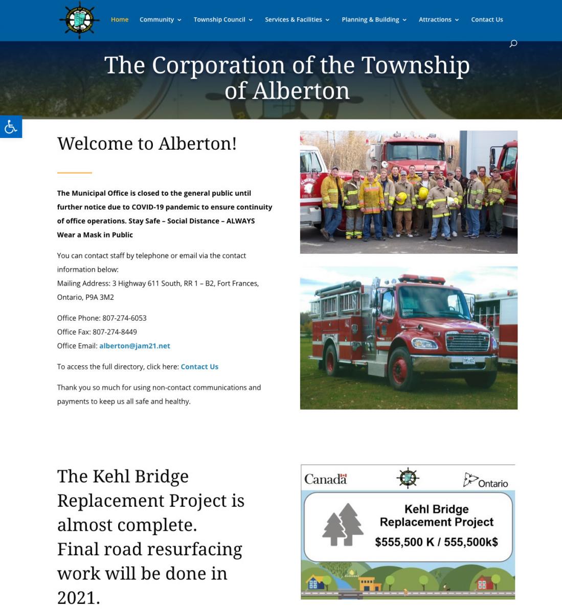 Anokiiwin Job Connect website screenshots